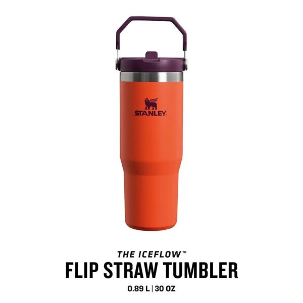 Stanley The IceFlow Flip Straw Pipetli Termos Bardak 0,89 LT - Görsel 2