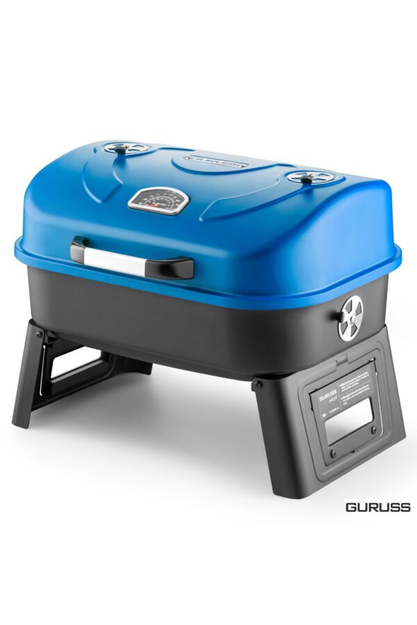 Guruss Go & Grill Barbekü Mangal Tam Set Mavi - Görsel 2