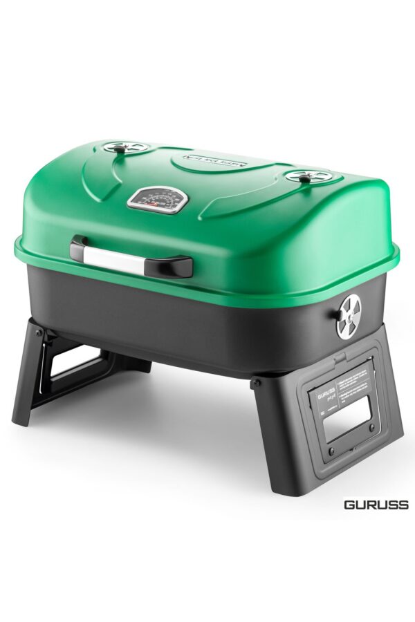 Guruss Go & Grill Barbekü Mangal Tam Set Yeşil - Görsel 2