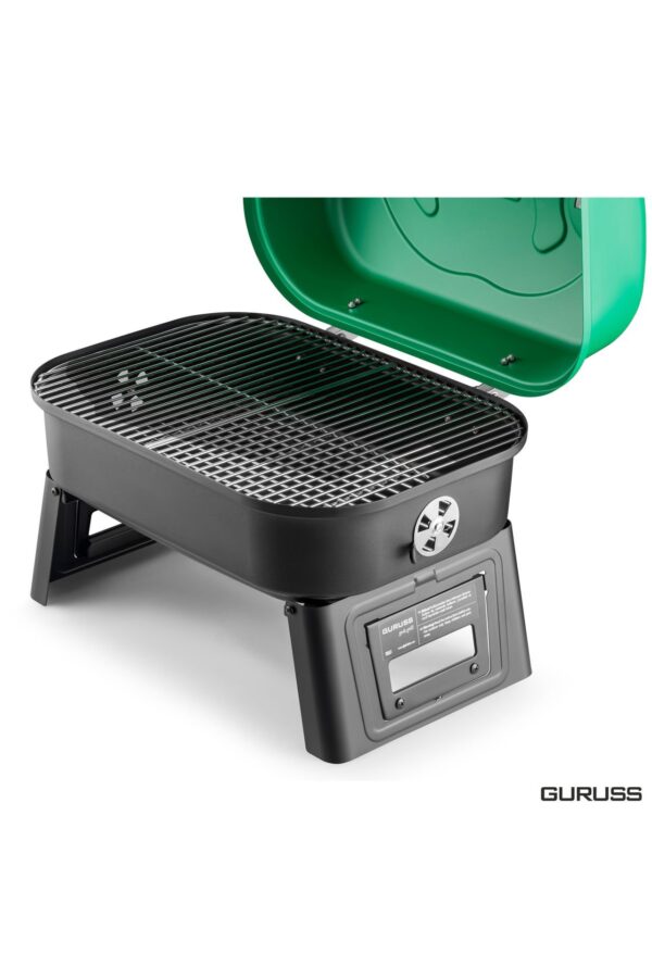 Guruss Go & Grill Barbekü Mangal Tam Set Yeşil - Görsel 3