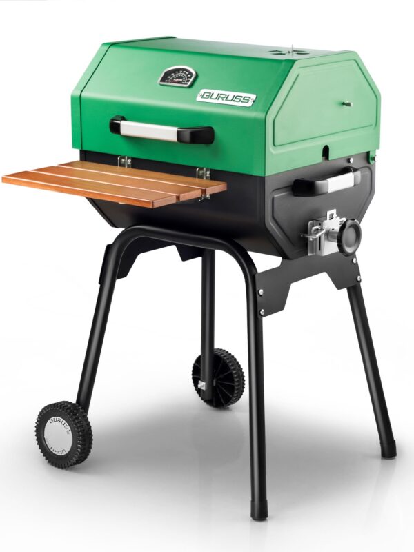 Guruss CG-050 Kömürlü Barbekü Mangal Tam Set Yeşil - Görsel 2