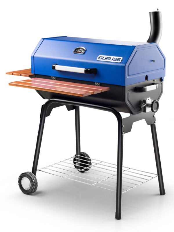 Guruss CG-075 Kömürlü Barbekü Mangal Gece Mavisi + Önlük + Kılıf - Görsel 2