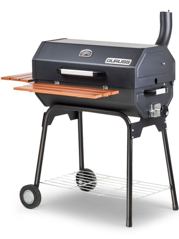 Guruss CG-075 Kömürlü Barbekü Mangal Tam Set Siyah - Görsel 2