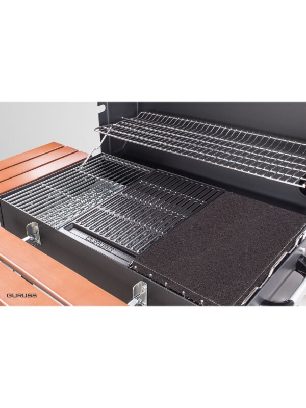 Guruss CG-075 Kömürlü Barbekü Mangal Tam Set Gece Mavisi - Görsel 4
