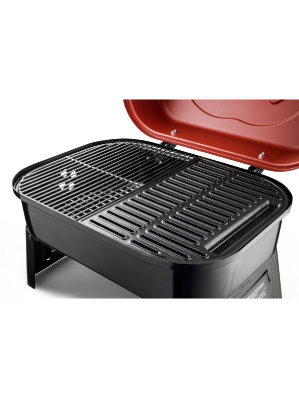 Guruss Go & Grill Barbekü Mangal Tam Set Oksit Kırmızı - Görsel 6