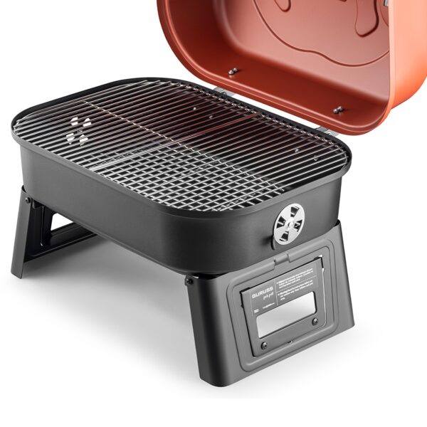 Guruss Go & Grill Barbekü Mangal Oksit Kırmızı - Görsel 3