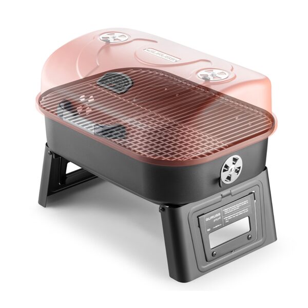 Guruss Go & Grill Barbekü Mangal Oksit Kırmızı - Görsel 4