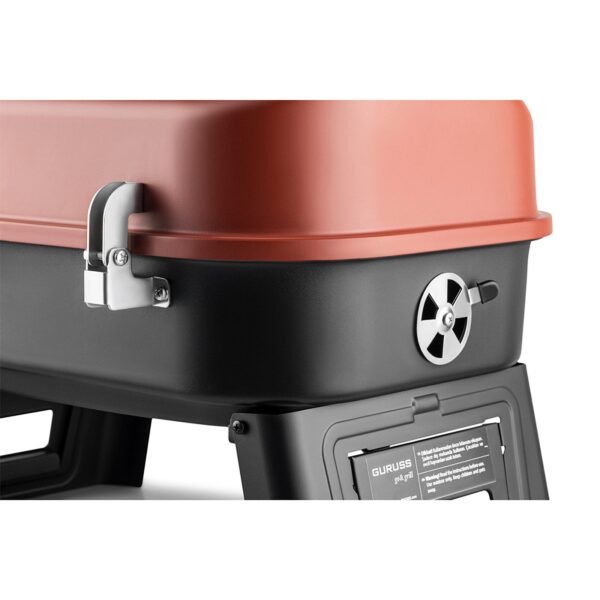 Guruss Go & Grill Barbekü Mangal Oksit Kırmızı - Görsel 6