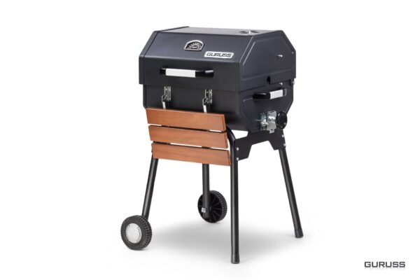Guruss CG-050 Kömürlü Barbekü Mangal Siyah + Önlük + Kılıf - Görsel 3