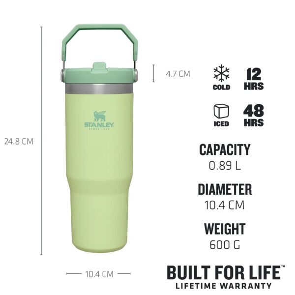 Stanley The IceFlow Flip Straw Pipetli Termos Bardak 0,89 LT - Görsel 4