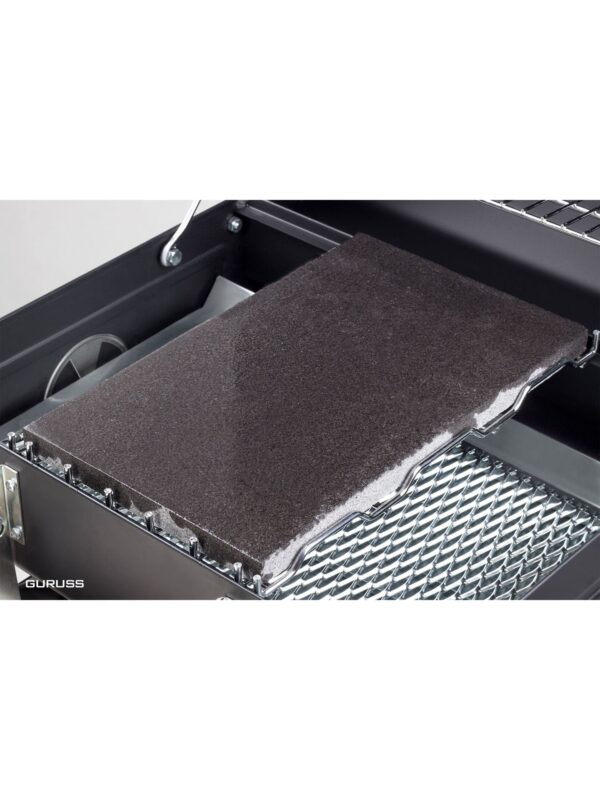 Guruss CG-050 Kömürlü Barbekü Mangal Tam Set Gece Mavisi - Görsel 5