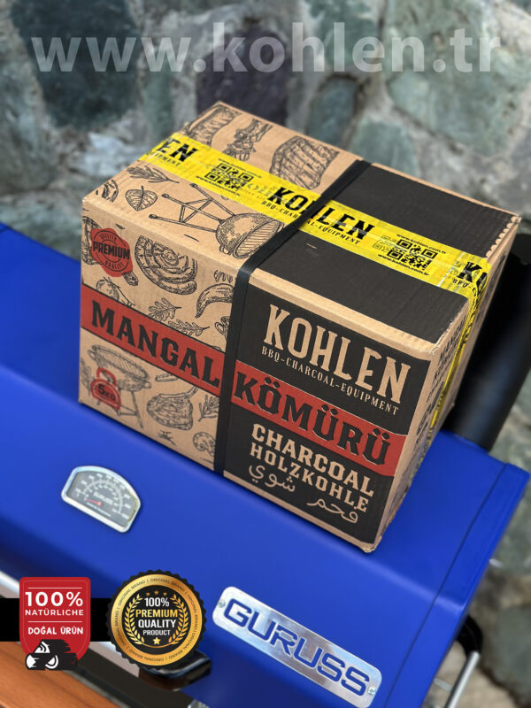 KOHLEN Doğal Meşe Mangal Kömürü Bbq Özel | BBQ Master Paket | 4 KOLİ - Görsel 3