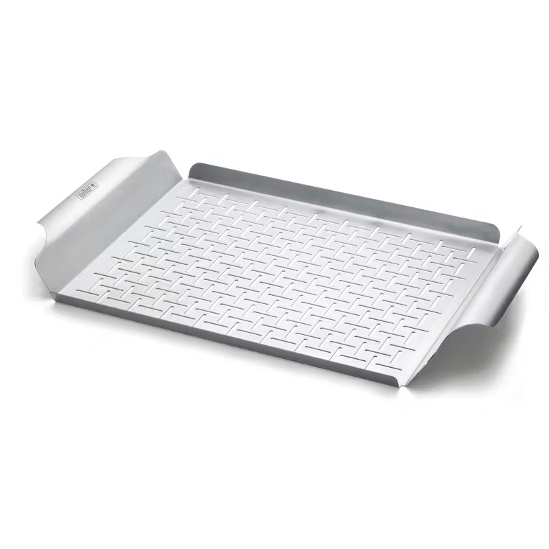 DELUXE IZGARA TEPSİSİ, PASLANMAZ ÇELİK 30 X 44 CM