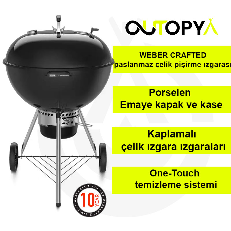 WEBER MASTER-TOUCH CHARCOAL BARBECUE 67 CM - Görsel 2